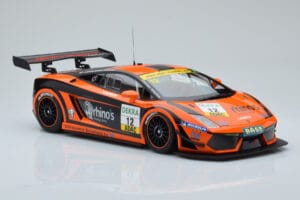 Lamborghini Gallardo LP600+ GT3 Rhinos Leipert Motorsport #12 A. Petrishin / D. Leiper ADAC GT Masters 2011 Minichamps 1:18 1 - image 4 of 6