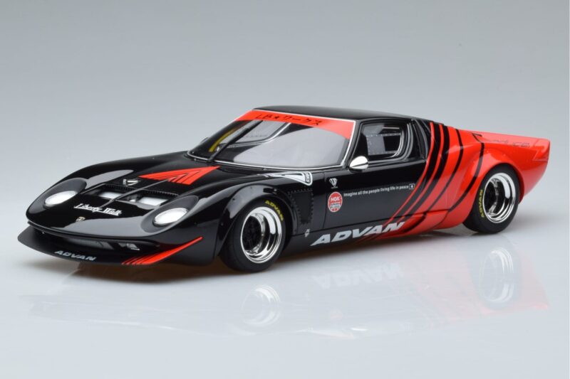 Lamborghini Miura LB Works Liberty Walk Advan GT Spirit 1:18 Lamborghini Miura LB Works Liberty Walk Advan GT Spirit 1:18 KJ033 Resin