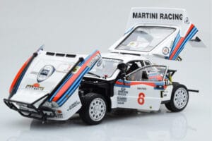 Lancia 037 Martini #8 A. Bettega / M. Perissinot Safari Rally 1985 Kyosho 1:18 08306J Diecast - image 2 of 8