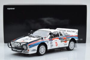 Lancia 037 Martini #8 A. Bettega / M. Perissinot Safari Rally 1985 Kyosho 1:18 08306J Diecast - image 8 of 8