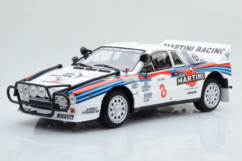 Lancia 037 Martini #8 A. Bettega / M. Perissinot Safari Rally 1985 Kyosho 1:18 Lancia 037 Martini #8 A. Bettega / M. Perissinot Safari Rally 1985 Kyosho 1:18 08306J Diecast