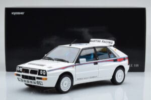 Lancia Delta HF Integrale 6 White Kyosho 1:18 08344E Diecast - image 8 of 8