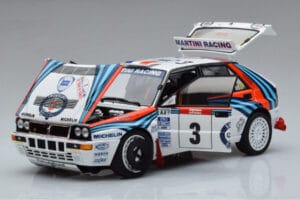 Lancia Delta HF Integrale Evoluzione #3 D. Auriol / B. Occelli Tour de Corse 1992 Kyosho 1:18 08348H Diecast - image 2 of 9