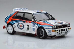 Lancia Delta HF Integrale Evoluzione #3 D. Auriol / B. Occelli Tour de Corse 1992 Kyosho 1:18 08348H Diecast - image 5 of 9