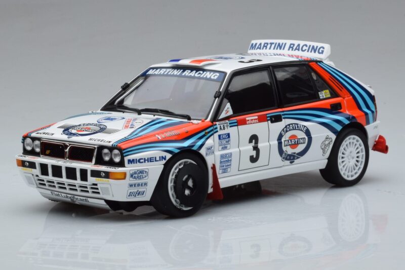 Lancia Delta HF Integrale Evoluzione #3 D. Auriol / B. Occelli Tour de Corse 1992 Kyosho 1:18 Lancia Delta HF Integrale Evoluzione #3 D. Auriol / B. Occelli Tour de Corse 1992 Kyosho 1:18 08348H Diecast