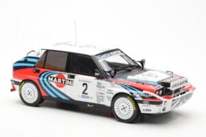 Lancia Delta Integrale 16V #2 M. Biasion / T. Siviero Rally Safari 1990 IXO 1:18 18RMC139A Diecast - image 4 of 6