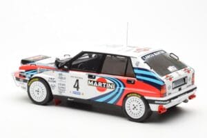Lancia Delta Integrale 16V #4 A. Fiorio Rally Safari 1990 IXO 1:18 18RMC139B Diecast - image 5 of 6