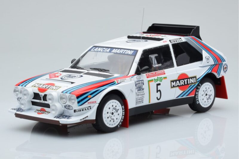 Lancia Delta S4 #5 M. Biasion / T. Siviero Rally San Remo 1986 IXO 1:18 18RMC130B Diecast