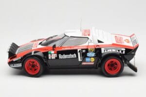 Lancia Stratos HF #1 Hunsruck Rally 1978 Kyosho 1:18 08130D Diecast - image 4 of 8