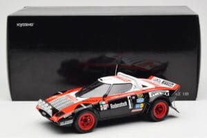 Lancia Stratos HF #1 Hunsruck Rally 1978 Kyosho 1:18 08130D Diecast - image 8 of 8