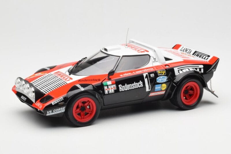 Lancia Stratos HF #1 Hunsruck Rally 1978 Kyosho 1:18 08130D Diecast