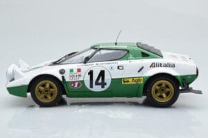 Lancia Stratos Alitalia #14 S. Munari / M. Mannucci Winners Rally Monte Carlo 1975 Minichamps 1:18 155751714 Diecast - image 3 of 6