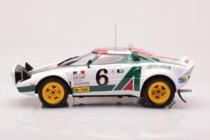 Lancia Stratos HF #6 B. Waldegård / H. Thorszelius Rally Monte Carlo 1976 IXO 1:18 18RMC162B Diecast - image 3 of 6