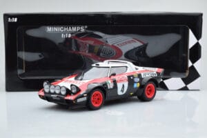 Lancia Stratos Pirelli #4 M. Alen / I. Kivimaki Winners Rally Sanremo 1978 Minichamps 1:18 155781704 Diecast - image 6 of 6