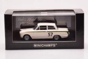Lotus Cortina Mk1 #57 J. Clark Crystal Palace Winner 1964 Minichamps 1:43 400648257 Diecast - image 4 of 4