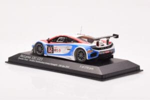 McLaren 12C GT3 #82 Russian Team A. Vasiliev / D. Vasiliauskas / M. Asmer / B. Spengler Spa 24 Hours 2014 Minichamps 1:43 437 - image 3 of 4