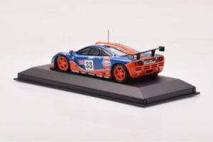 McLaren F1 GTR #33 Gulf Racing R. Bellm / M. Weaver / J-J. Lehto 24 Hours of Le Mans 1996 Minichamps 1:43 530164333 Diecast - image 3 of 4