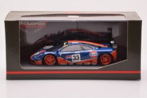 McLaren F1 GTR #33 Gulf Racing R. Bellm / M. Weaver / J-J. Lehto 24 Hours of Le Mans 1996 Minichamps 1:43 530164333 Diecast - image 4 of 4