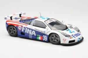 McLaren F1 GTR #39 N. Piquet / J. Cecotto / D. Sullivan Team Bigazzi 24 Hours of Le Mans 1996 UT Models 1:18 80439421485 Diec - image 2 of 6