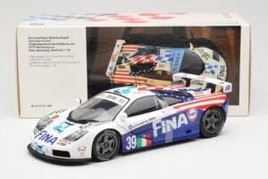 McLaren F1 GTR #39 N. Piquet / J. Cecotto / D. Sullivan Team Bigazzi 24 Hours of Le Mans 1996 UT Models 1:18 80439421485 Diec - image 6 of 6