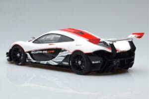 McLaren P1 GTR Gloss White With Red Stripes AUTOart 1:18 81541 Composite - image 6 of 7