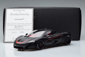 McLaren P1 Matte Black AUTOart 1:18 76027 Diecast - image 9 of 9