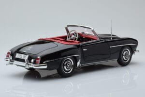 Mercedes 190 SL W121 Cabriolet Black Minichamps 1:18 100037030 Diecast - image 3 of 8