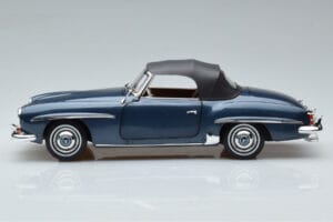 Mercedes 190 SL W121 Roadster Blue Norev 1:18 B66040625 Diecast - image 4 of 8