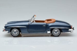 Mercedes 190 SL W121 Roadster Blue Norev 1:18 B66040625 Diecast - image 5 of 8