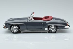 Mercedes 190 SL W121 Roadster Gray Norev 1:18 183402 Diecast - image 4 of 8