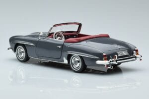 Mercedes 190 SL W121 Roadster Gray Norev 1:18 183402 Diecast - image 6 of 8
