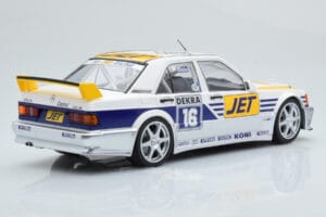 Mercedes 190E 2.5-16 W201 EVO 1 Jet #16 F. Biela Team Ms-Jet Racing DTM 1990 Minichamps 1:18 155903616 Diecast - image 2 of 6