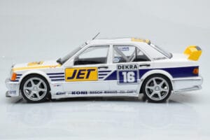 Mercedes 190E 2.5-16 W201 EVO 1 Jet #16 F. Biela Team Ms-Jet Racing DTM 1990 Minichamps 1:18 155903616 Diecast - image 3 of 6