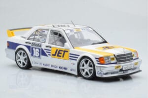 Mercedes 190E 2.5-16 W201 EVO 1 Jet #16 F. Biela Team Ms-Jet Racing DTM 1990 Minichamps 1:18 155903616 Diecast - image 4 of 6
