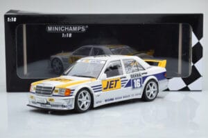 Mercedes 190E 2.5-16 W201 EVO 1 Jet #16 F. Biela Team Ms-Jet Racing DTM 1990 Minichamps 1:18 155903616 Diecast - image 6 of 6