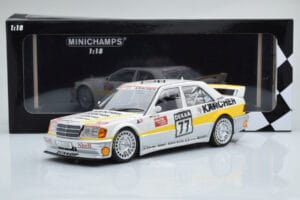 Mercedes 190E 2.5-16 W201 EVO 1 Karcher #77 F. Kreutzpointer Team AMG-Mercedes DTM 1990 Minichamps 1:18 155903677 Diecast - image 6 of 6