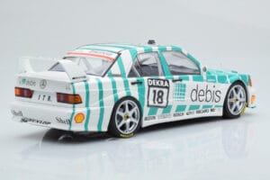 Mercedes 190E 2.5-16 W201 EVO 2 Debis #18 F. Giroix Team Zackspeed DTM 1991 Minichamps 1:18 155913618 Diecast - image 2 of 6