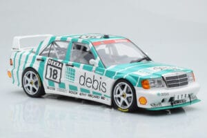 Mercedes 190E 2.5-16 W201 EVO 2 Debis #18 F. Giroix Team Zackspeed DTM 1991 Minichamps 1:18 155913618 Diecast - image 4 of 6