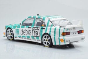 Mercedes 190E 2.5-16 W201 EVO 2 Debis #19 R. Asch Team Zackspeed DTM 1991 Minichamps 1:18 155913619 Diecast - image 5 of 6