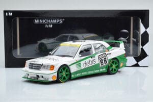 Mercedes 190E 2.5-16 W201 EVO 2 Debis #88 B. Schneider Team Zackspeed DTM 1991 Minichamps 1:18 155913688 Diecast - image 6 of 6