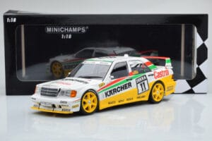 Mercedes 190E 2.5-16 W201 EVO 2 Karcher #11 J. Laffite Team Maas-Schons DTM 1992 Minichamps 1:18 155923611 Diecast - image 6 of 6