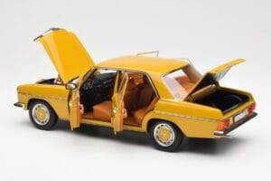 Mercedes 200/8 W115 Sahara Yellow Norev 1:18 183771 Diecast - image 5 of 8