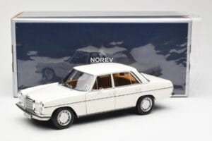 Mercedes 200 W115 White Norev 1:18 183770 Diecast - image 8 of 8