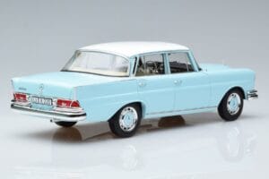 Mercedes 220 S W111 Blue Norev 1:18 183920 Diecast - image 3 of 7