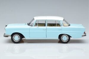 Mercedes 220 S W111 Blue Norev 1:18 183920 Diecast - image 4 of 7