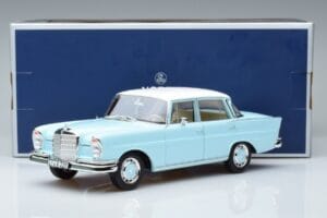 Mercedes 220 S W111 Blue Norev 1:18 183920 Diecast - image 7 of 7