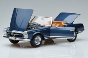 Mercedes 230 SL W113 Pagoda Blue Limited Edition Norev 1:18 183767 Diecast - image 2 of 8