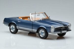 Mercedes 230 SL W113 Pagoda Blue Limited Edition Norev 1:18 183767 Diecast - image 6 of 8