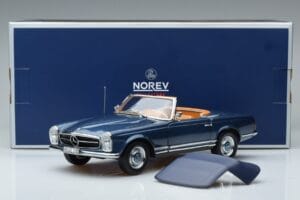 Mercedes 230 SL W113 Pagoda Blue Limited Edition Norev 1:18 183767 Diecast - image 8 of 8