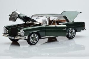 Mercedes 250 SE Coupe W111 Green Metallic Limited Edition Norev 1:18 183764 Diecast - image 2 of 7